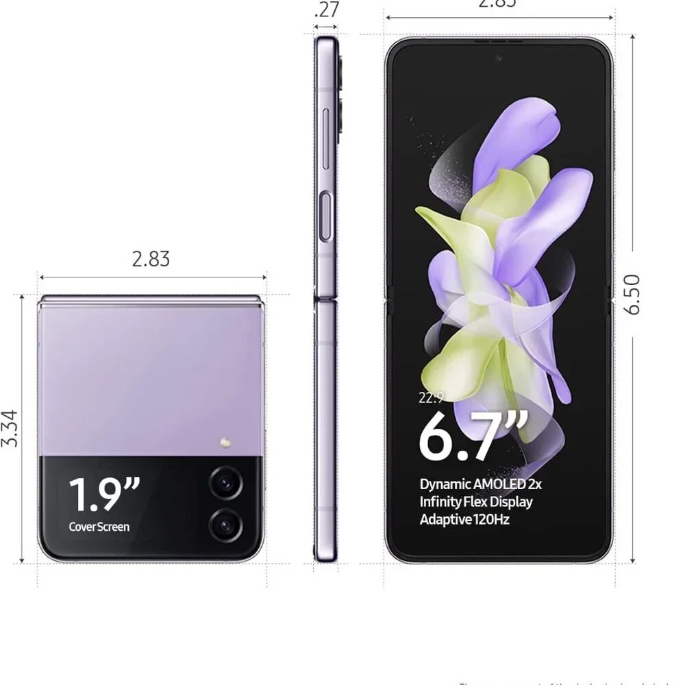 Samsung Galaxy Z Flip4 5G, 128GB, Bora Purple - Unlocked